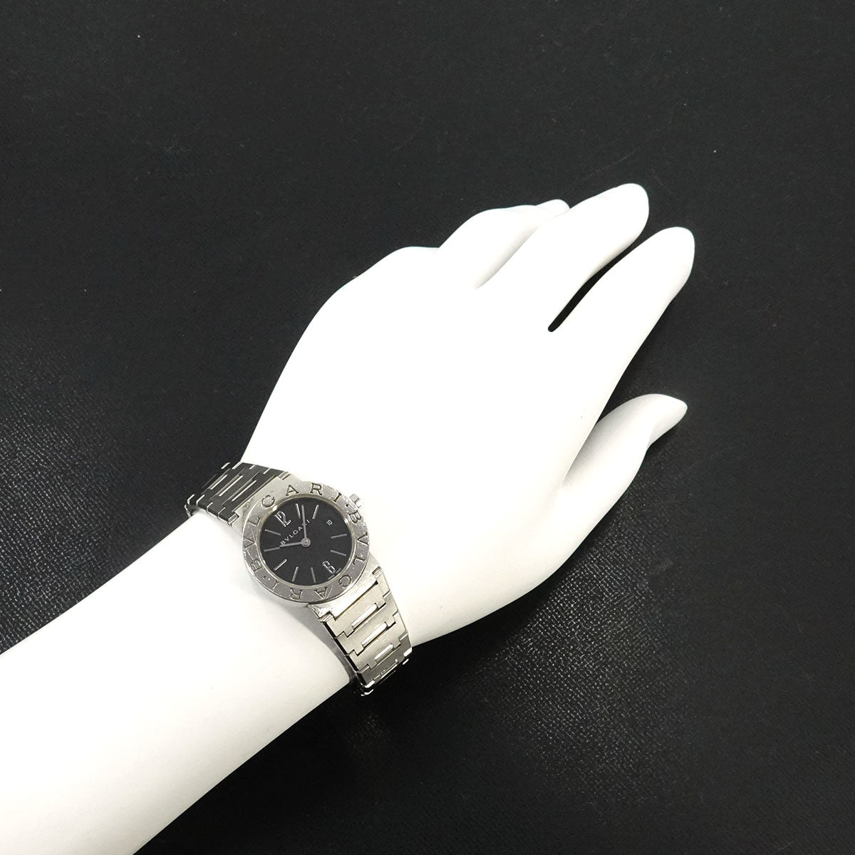 BVLGARIBVLGARI BB26SS Quartz Black Dial Ladies Watch