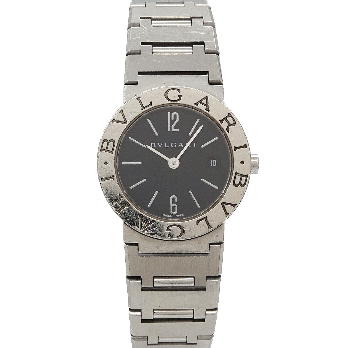 BVLGARIBVLGARI BB26SS Quartz Black Dial Ladies Watch