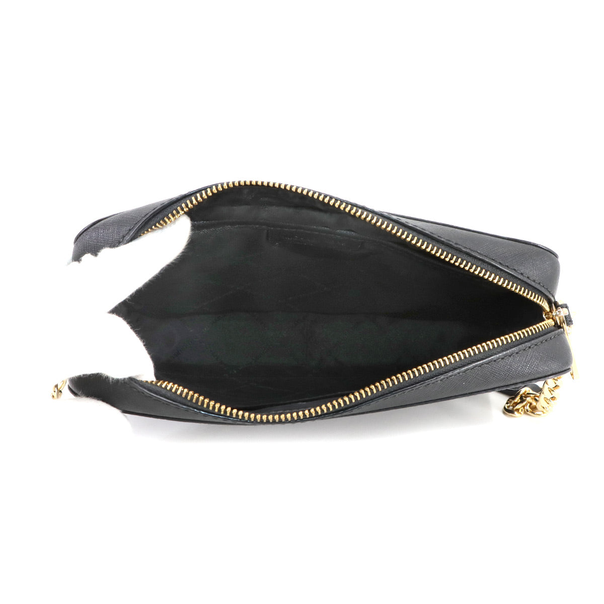Jet Set LG EW Shoulder Bag Leather Black Purse
