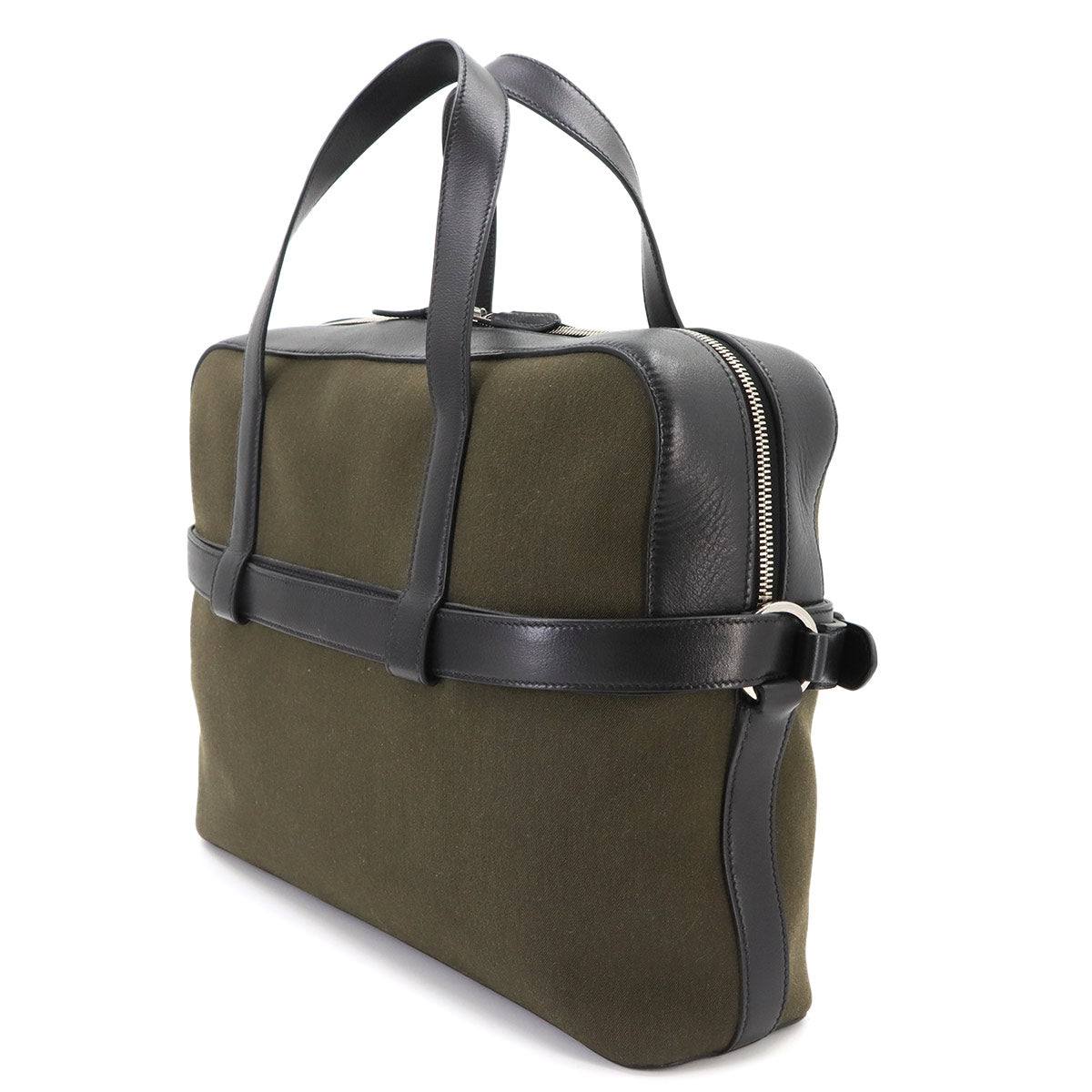 Briefcase 2way Business Shoulder Bag Canvas Ever grain Tourbe