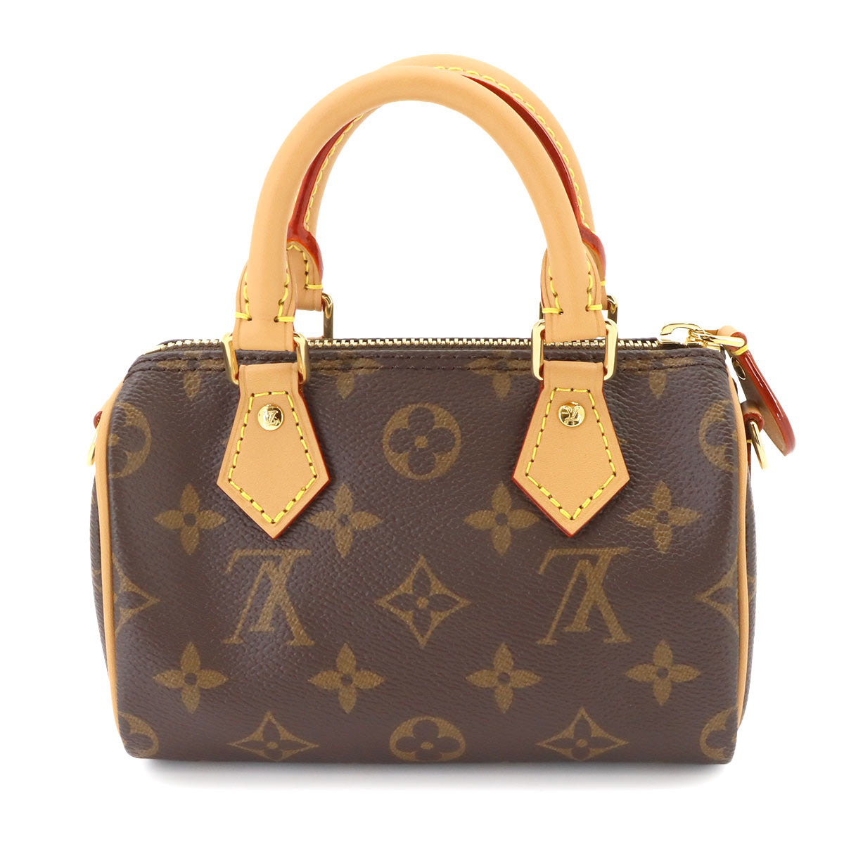 Monogram Nano Speedy 2way Hand Shoulder Bag Brown M81085
