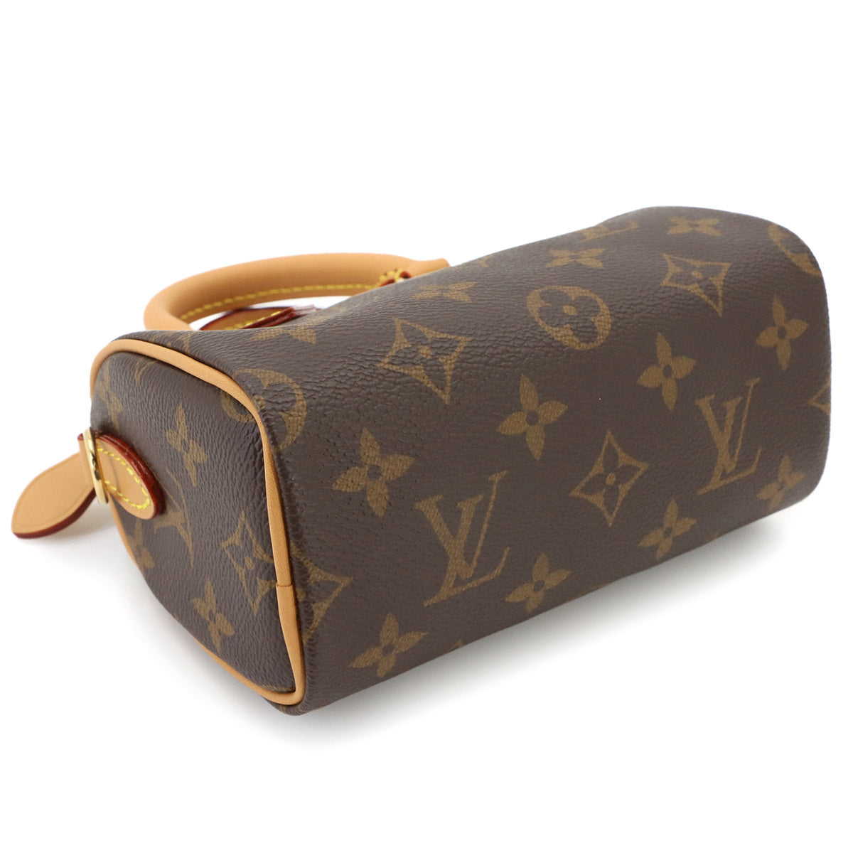 Monogram Nano Speedy 2way Hand Shoulder Bag Brown M81085