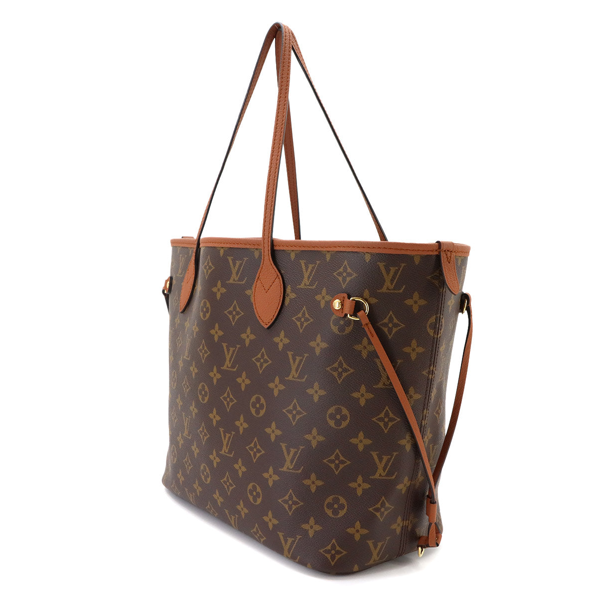 Neverfull Inside Out MM Tote Bag Leather Tan M28352