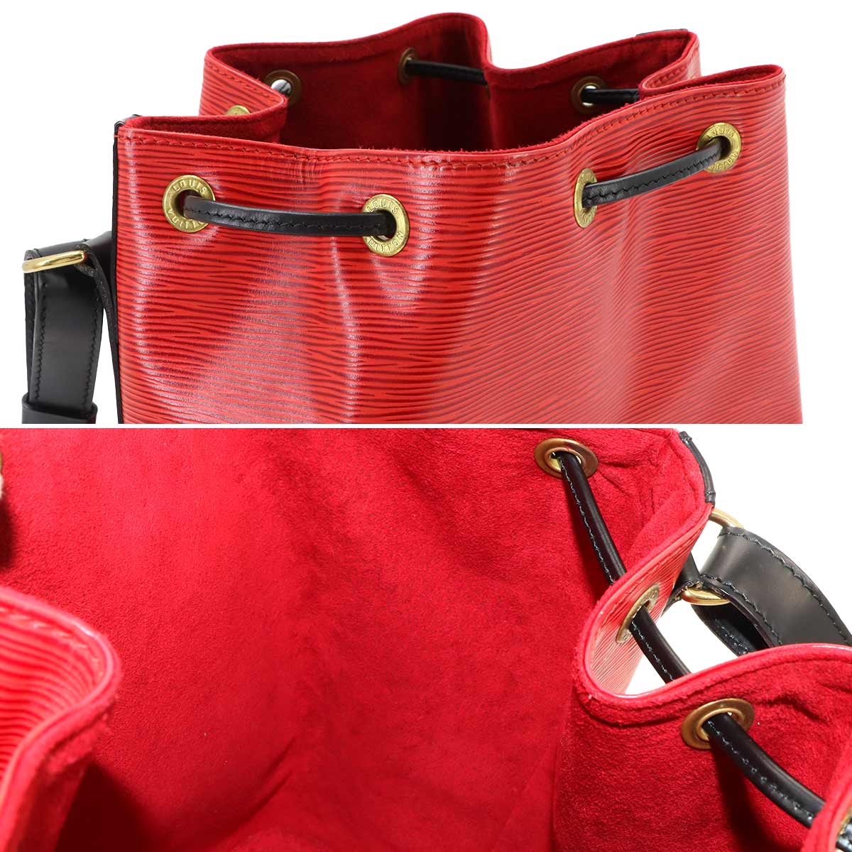 Epi Petit Noe Shoulder Bag Leather Castilian Red M44172