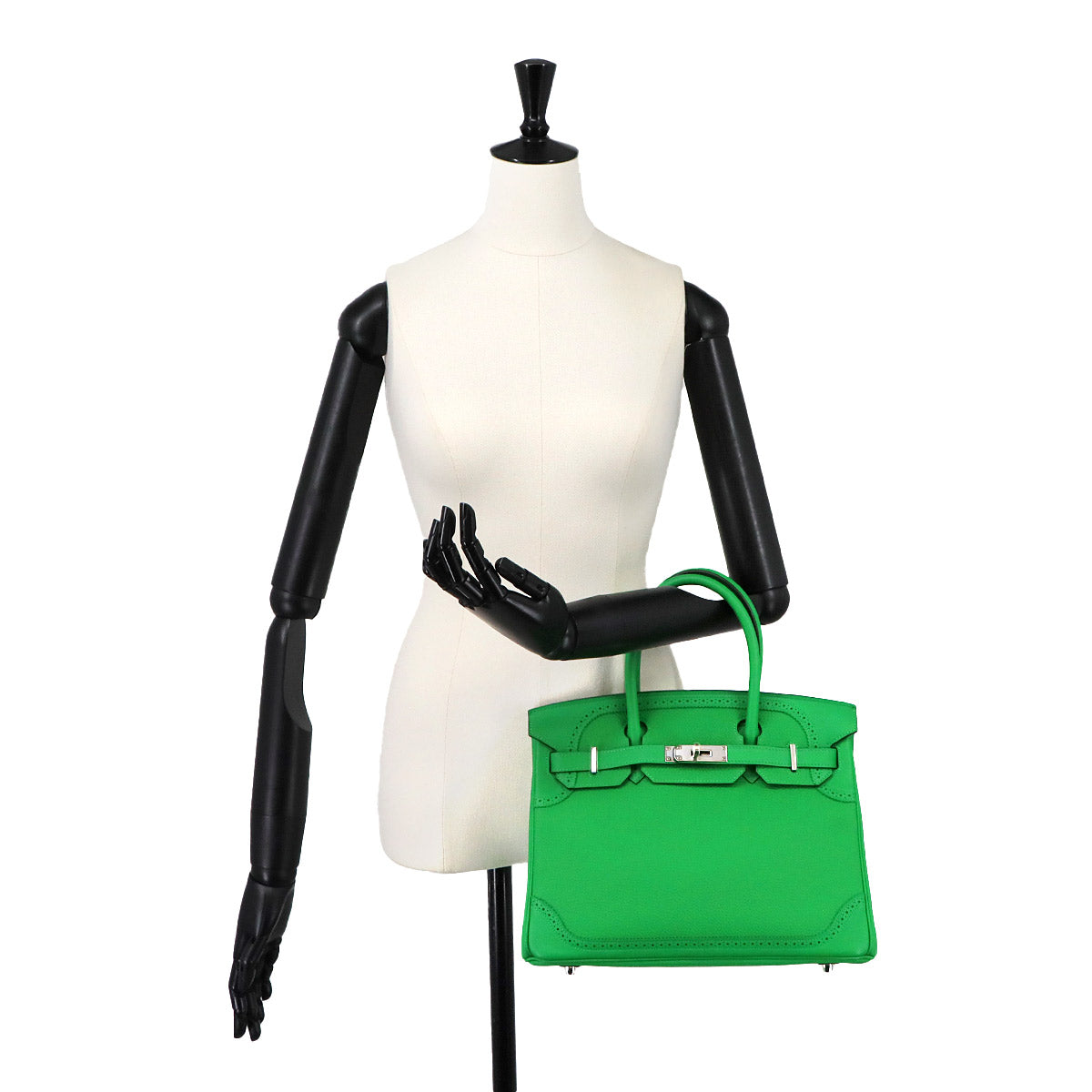 Birkin 30 Ghillies Hand Bag Togo Swift Bombou Purse