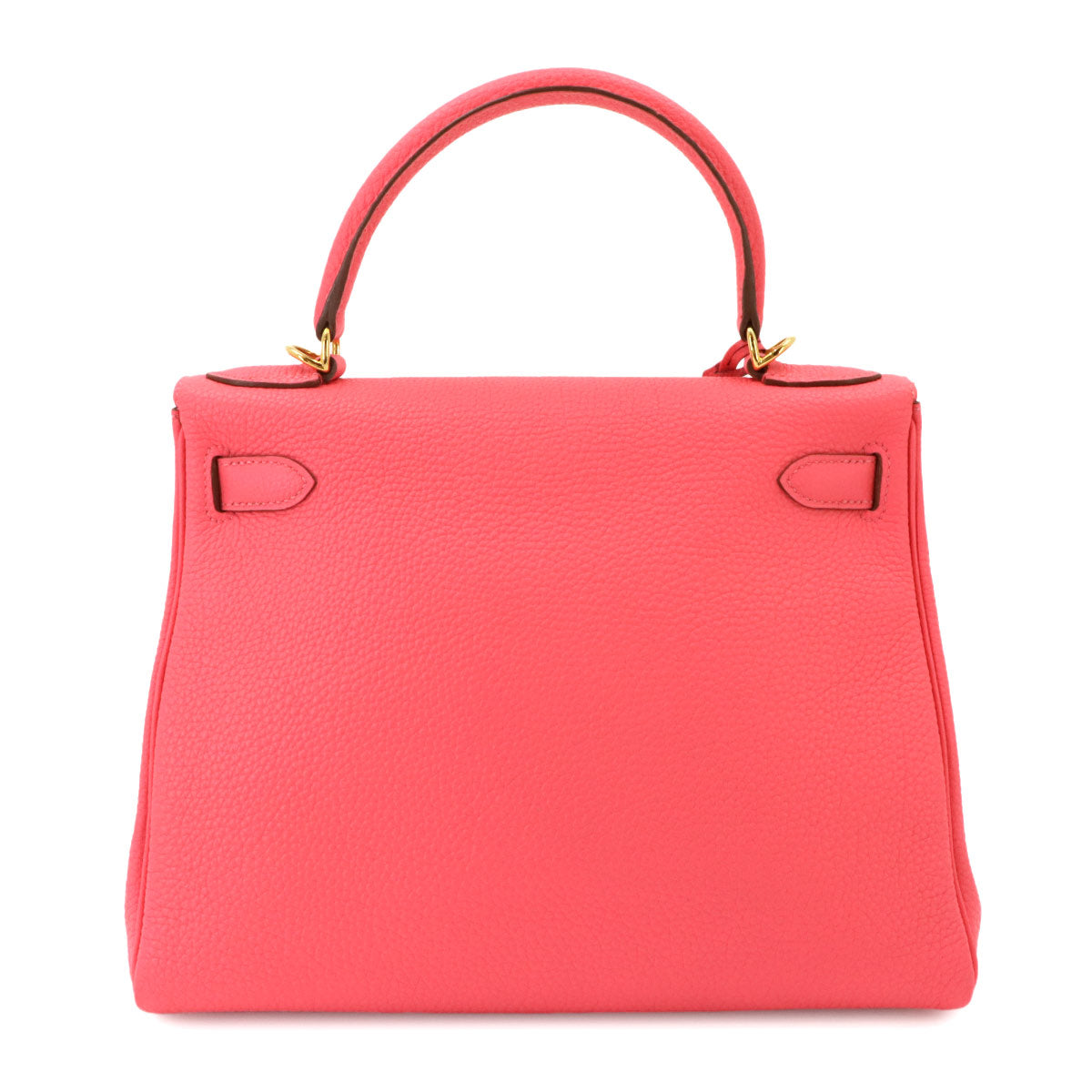Kelly 28 2way Hand Shoulder Bag Veau Togo Rose Lipstick Purse