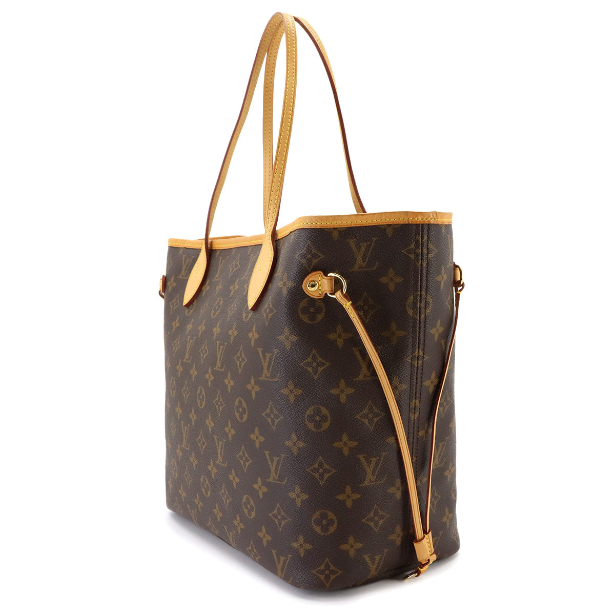 Monogram Neverfull MM Tote Bag Brown Beige M40156 Purse