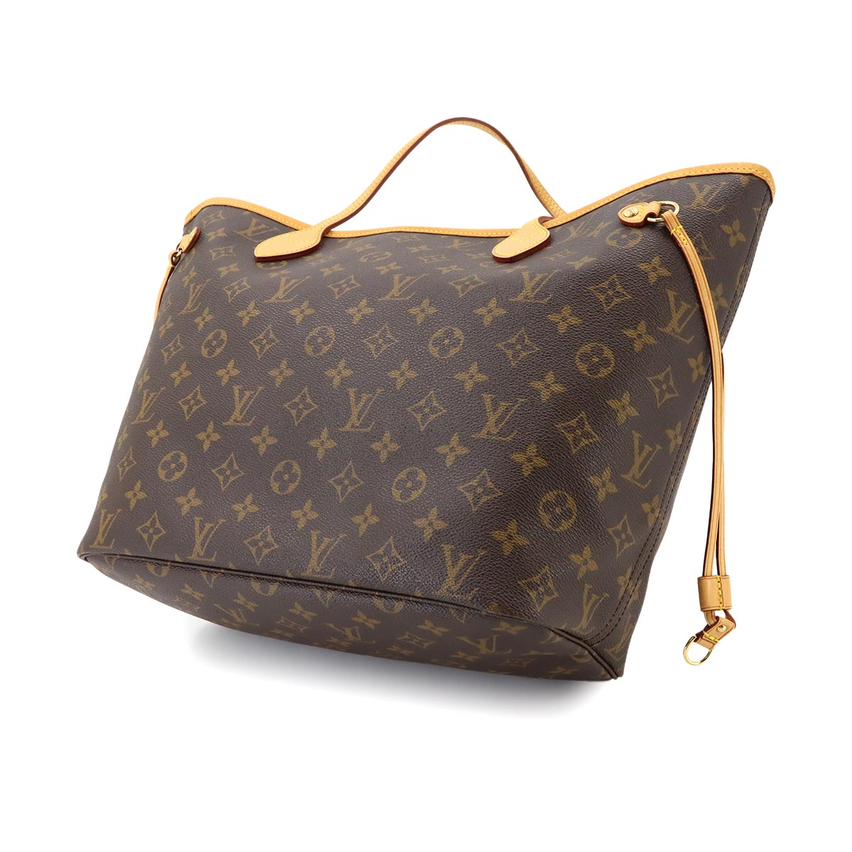Monogram Neverfull MM Tote Bag Brown Beige M40156 Purse