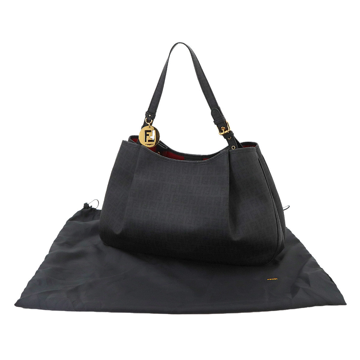 Zucchino Shoulder Bag PVC Gray 8BH220 Purse