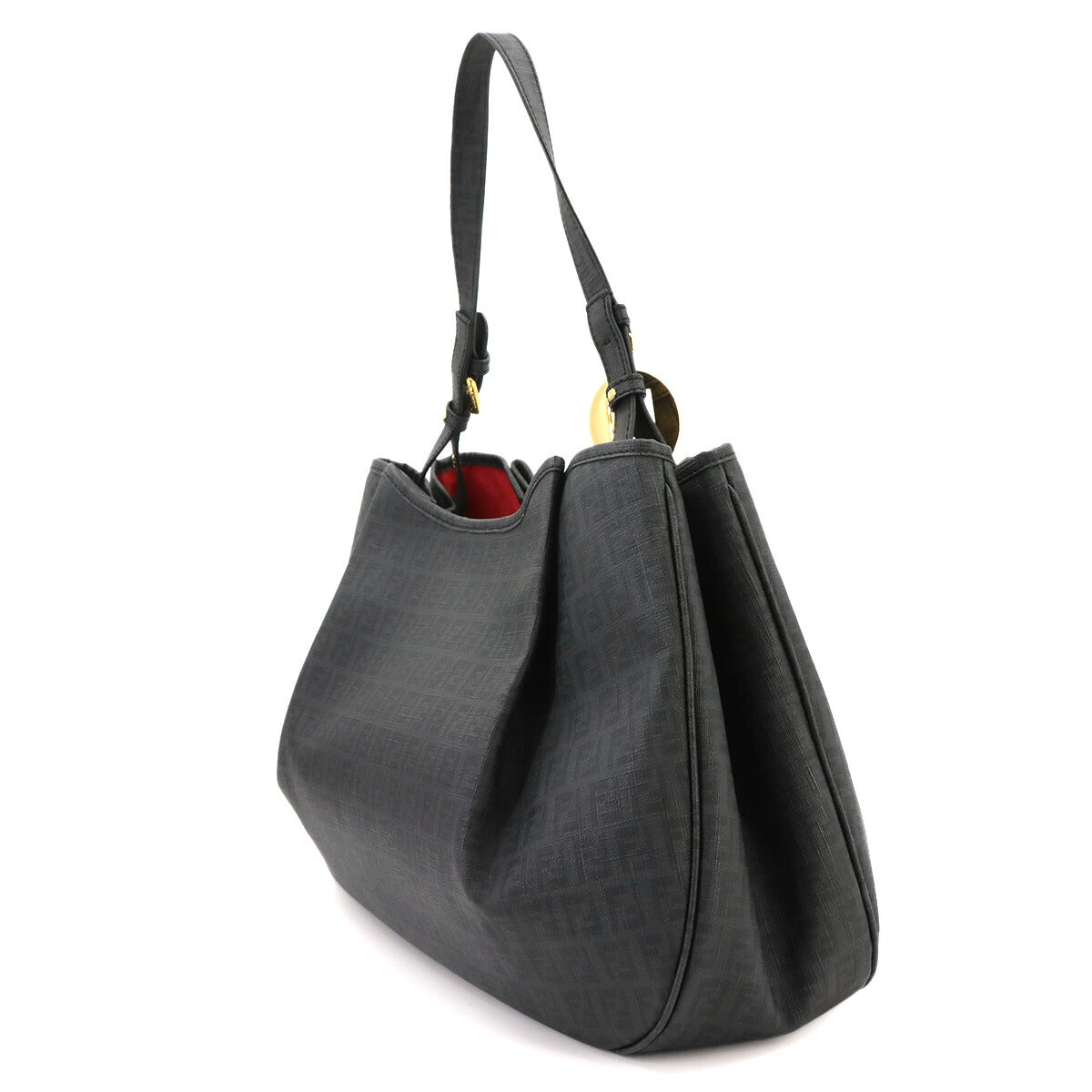 Zucchino Shoulder Bag PVC Gray 8BH220 Purse