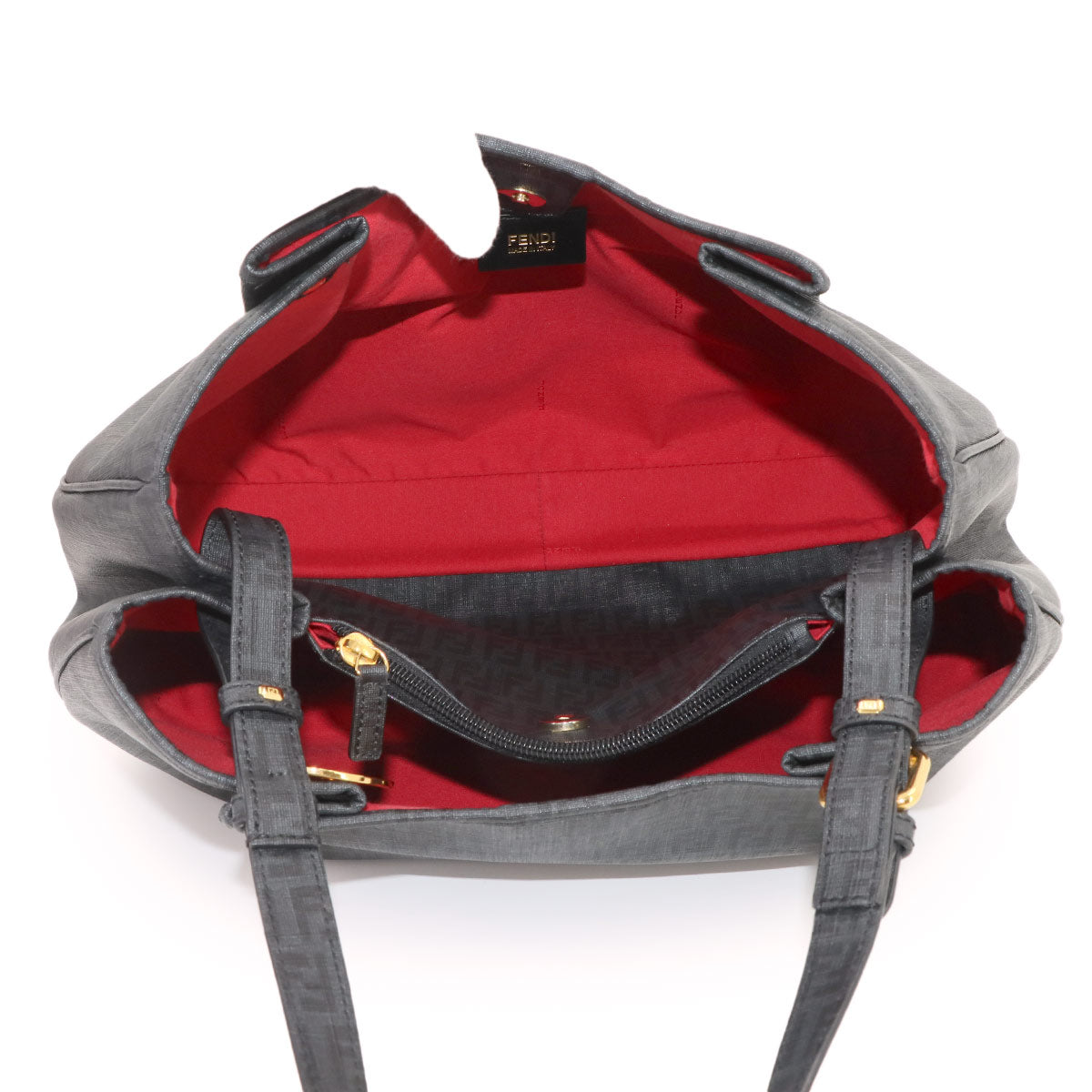 Zucchino Shoulder Bag PVC Gray 8BH220 Purse