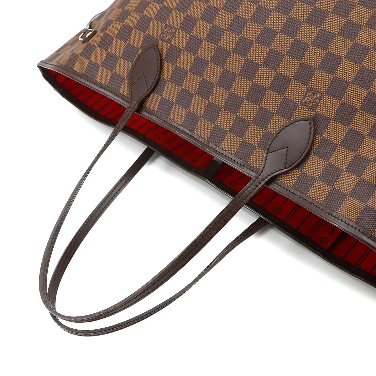 Damier Neverfull GM Tote Bag Ebene Cerise N51106 Purse