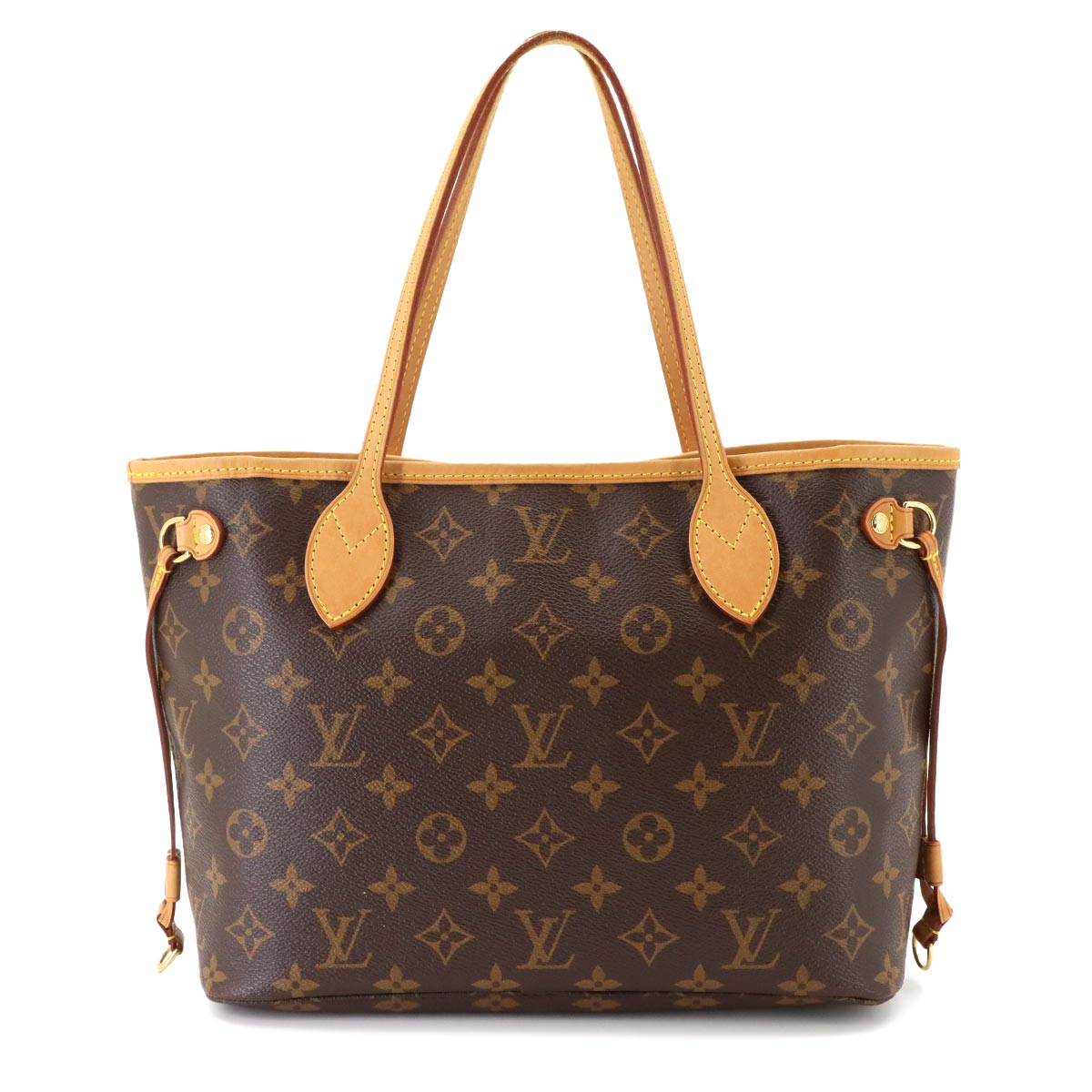 Monogram Neverfull PM Tote Bag Brown Fuchsia M41001