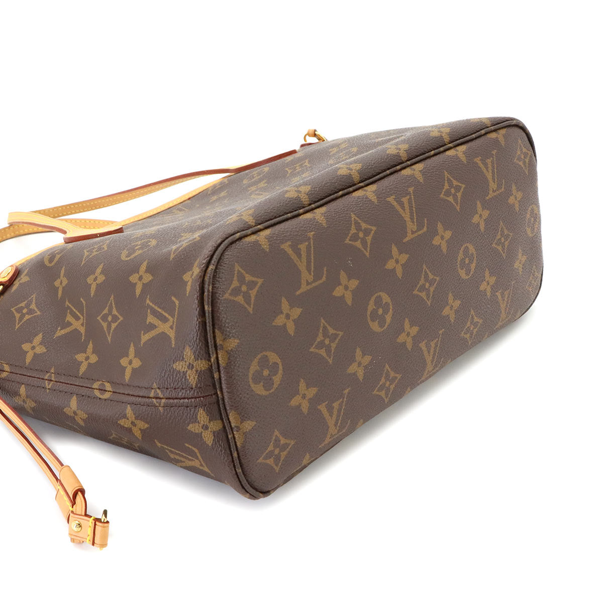 Monogram Neverfull PM Tote Bag Brown Fuchsia M41001