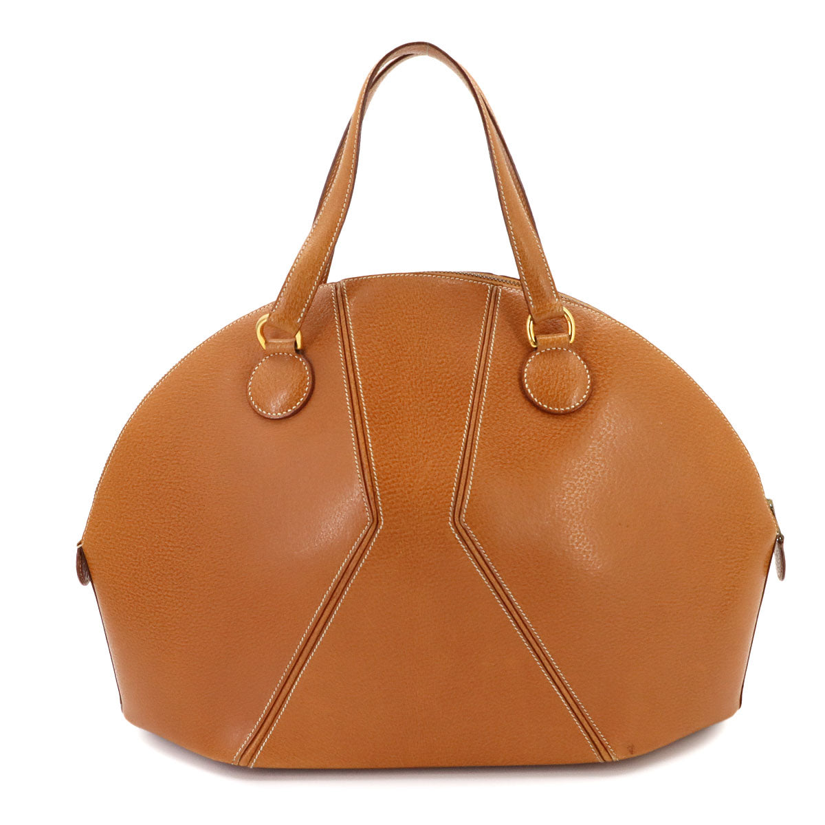 Il De Bowe Leather Brown Hand Bag Purse
