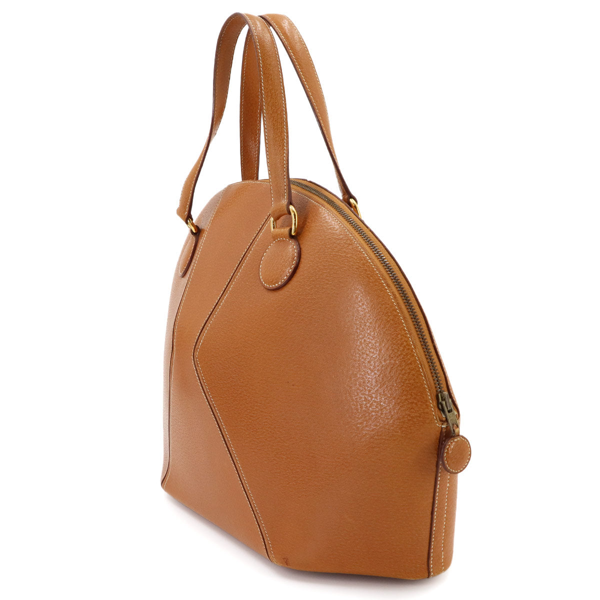 Il De Bowe Leather Brown Hand Bag Purse