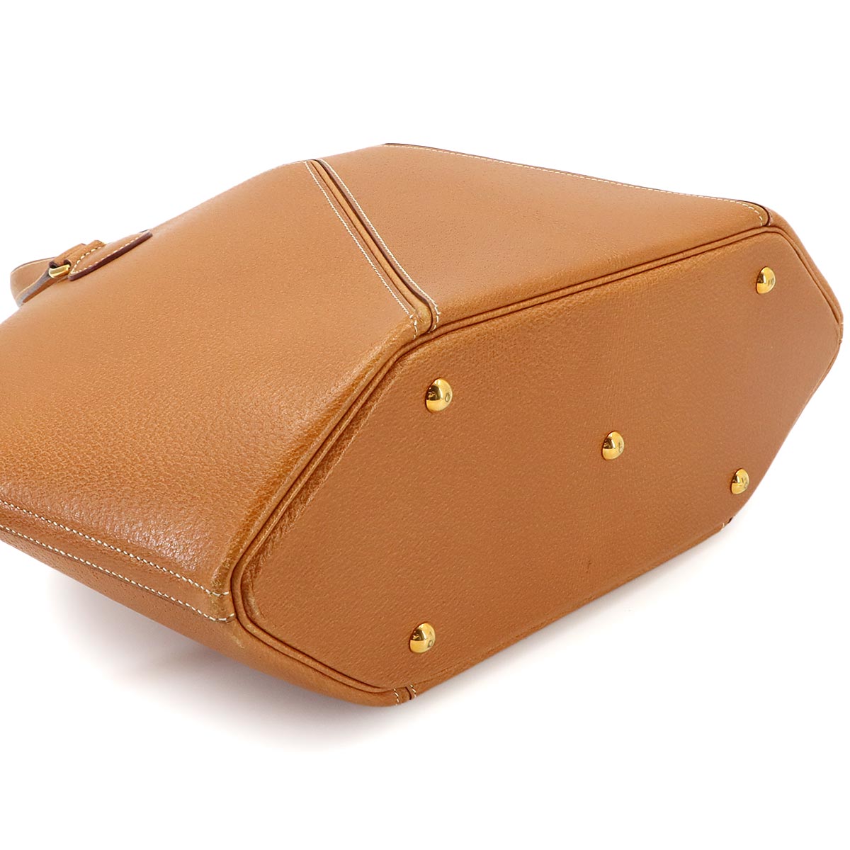 Il De Bowe Leather Brown Hand Bag Purse