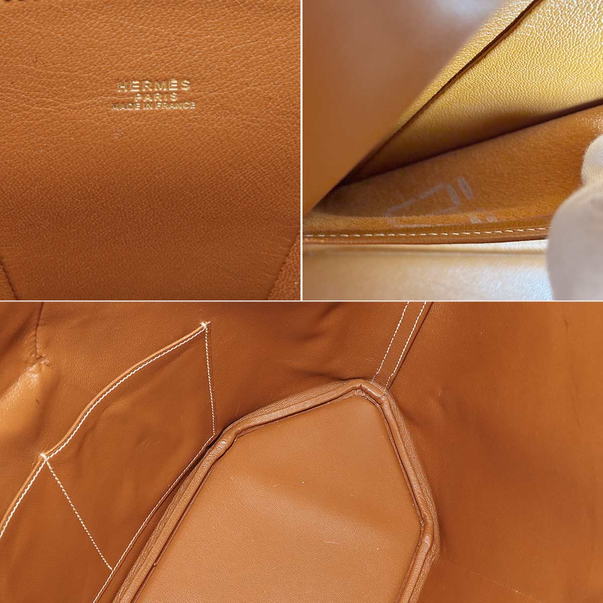 Il De Bowe Leather Brown Hand Bag Purse