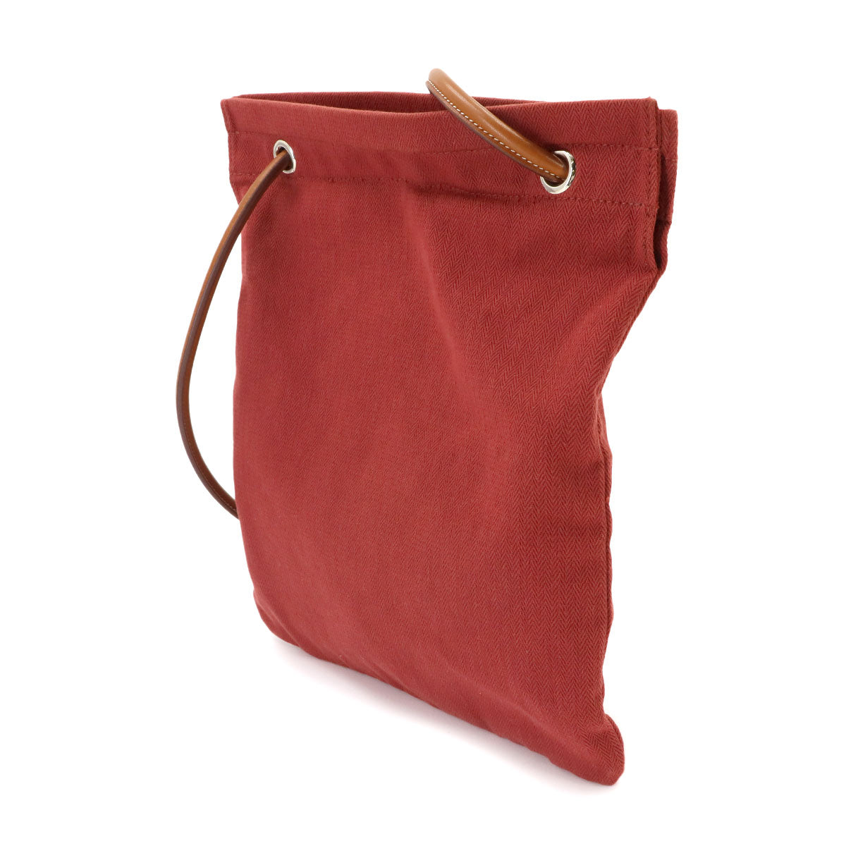Sac Aline MM Shoulder Bag Toile Chevron Swift Rouge H Gold