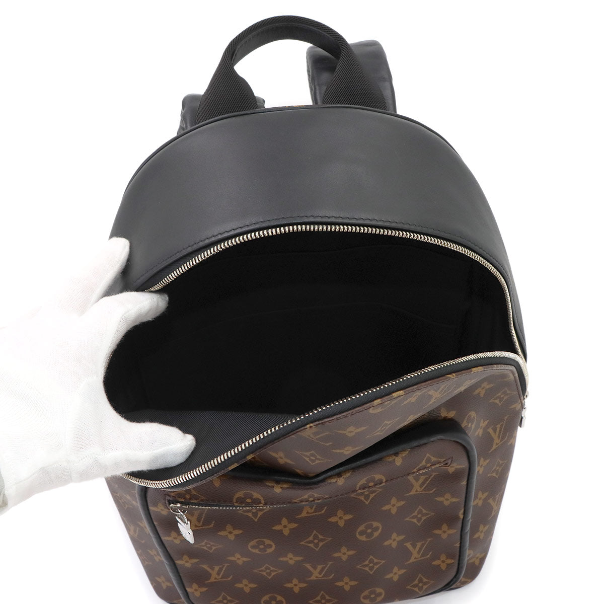 Monogram Macassar Josh Backpack NV Brown Black M45349