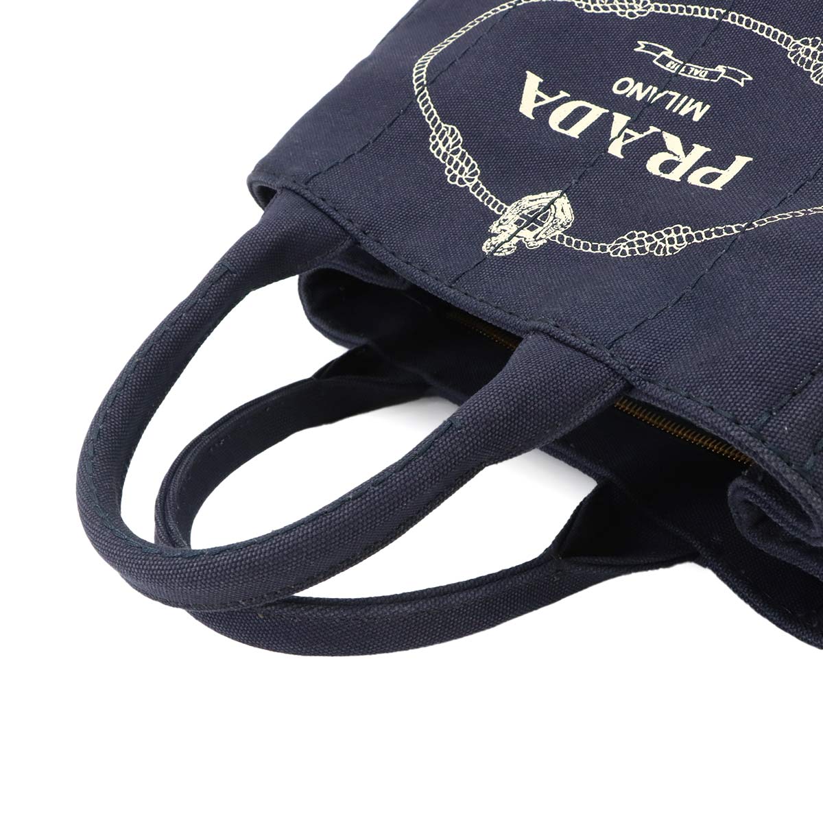 Canapa Mini 2way Hand bag Shoulder Bag Canvas Navy 1BG439