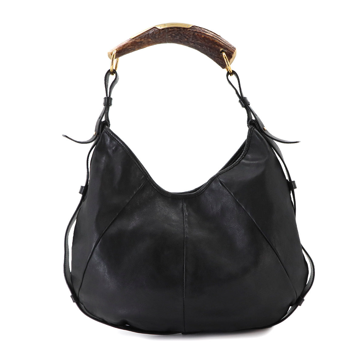 Mombasa Shoulder Bag Leather Black 95361 Purse