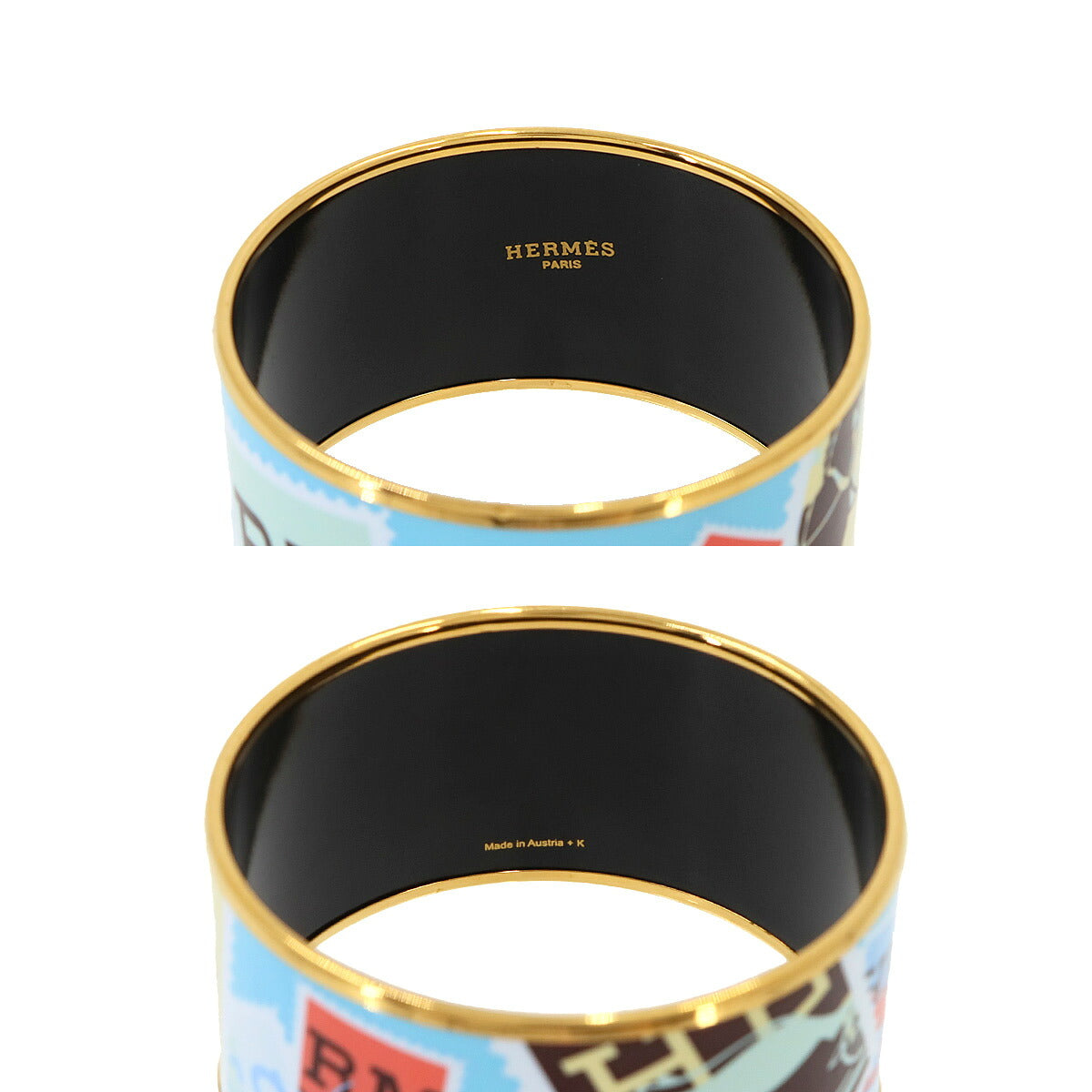 Email TGM Bracelet Bangle Light Blue Multicolor Gold Accessory