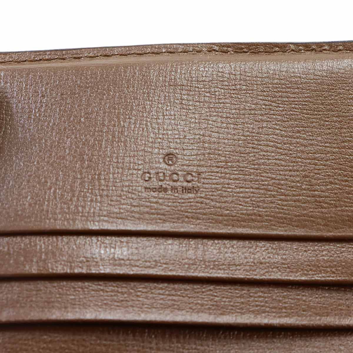 Jackie 1961 Wallet GG Supreme Canvas Leather Beige Brown 645536