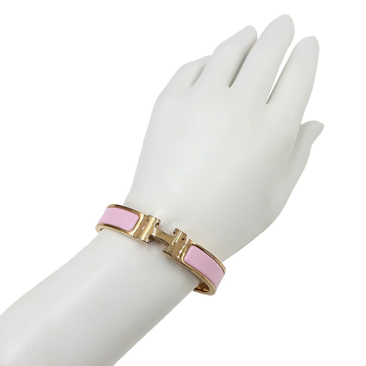 Clic H PM Bangle Bracelet Pink Rose Gold Accessory