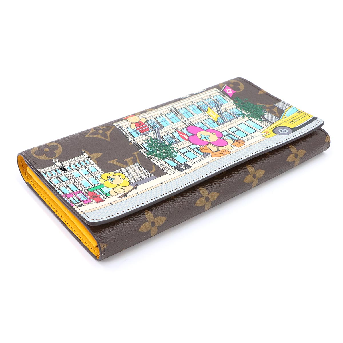 Vivienne Monogram Sarah Wallet Yellow M81608 Purse