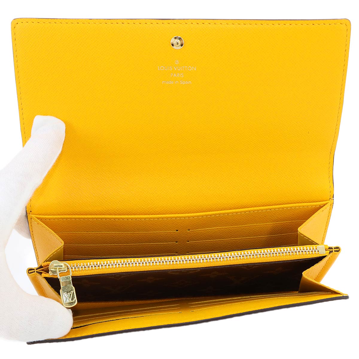 Vivienne Monogram Sarah Wallet Yellow M81608 Purse