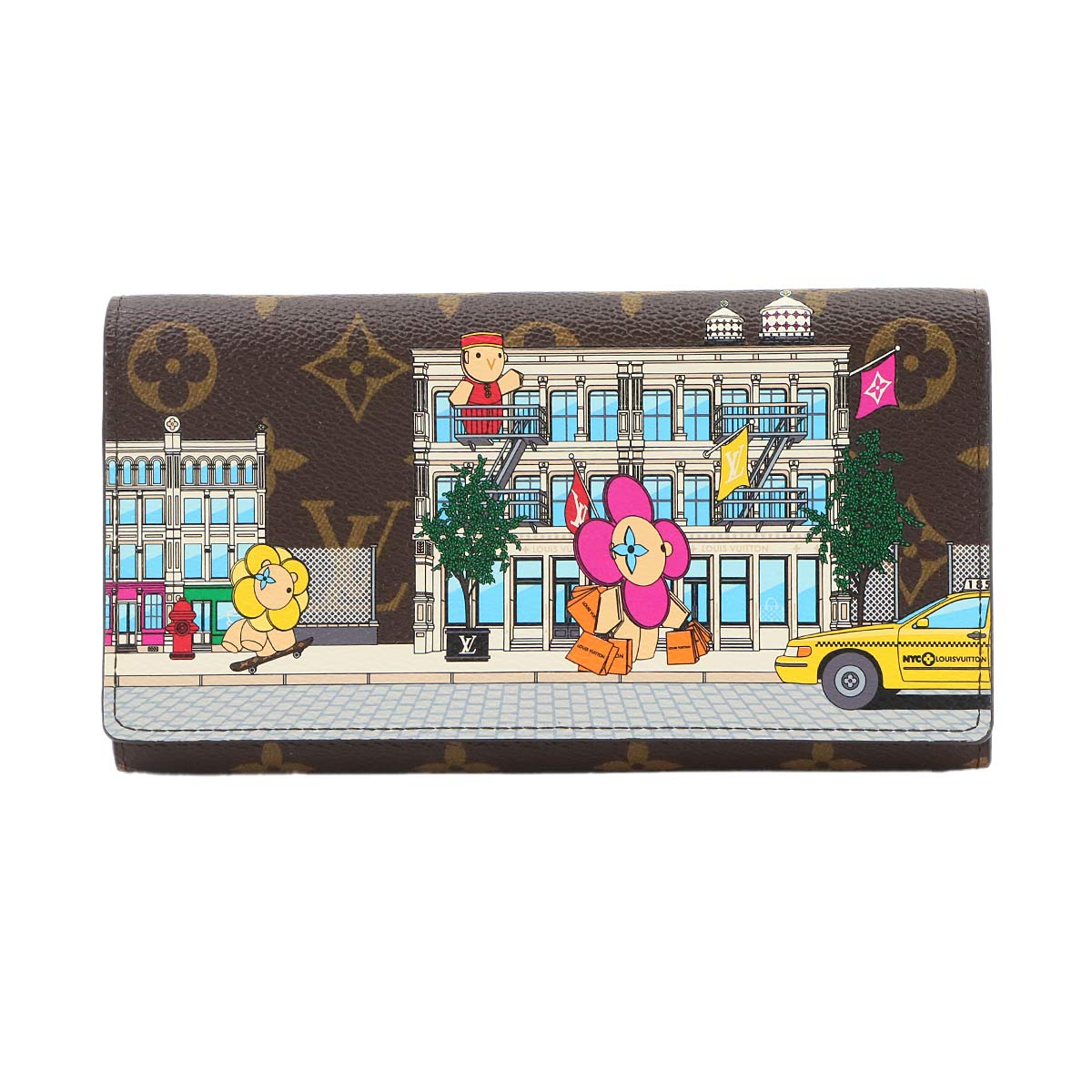 Vivienne Monogram Sarah Wallet Yellow M81608 Purse