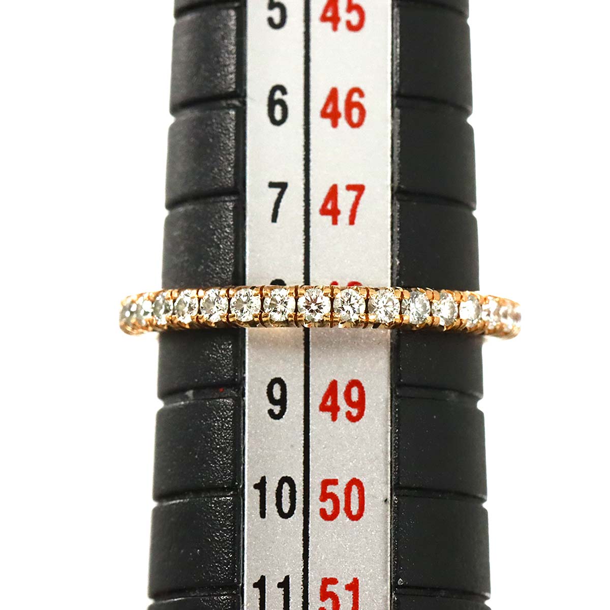 Etincelle Diamond Ring 18K Pink Gold 750 size48 4.5(US)
