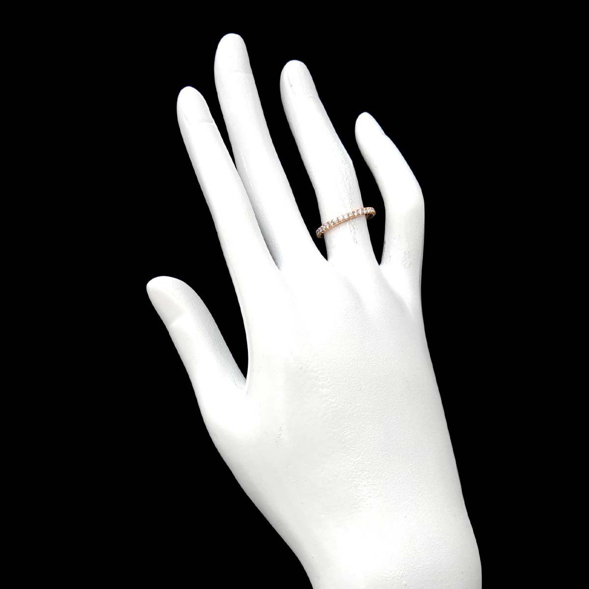 Etincelle Diamond Ring 18K Pink Gold 750 size48 4.5(US)