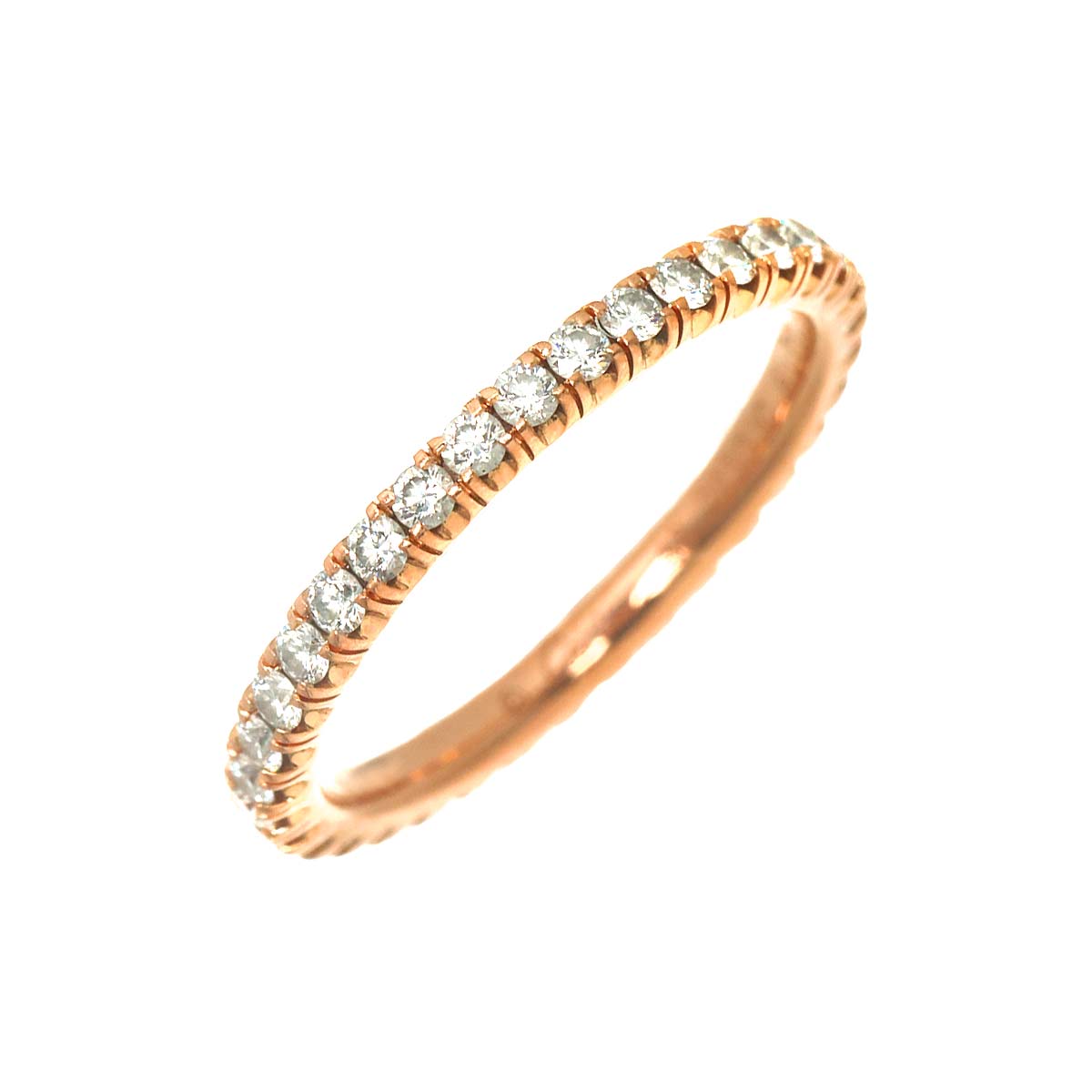 Etincelle Diamond Ring 18K Pink Gold 750 size48 4.5(US)