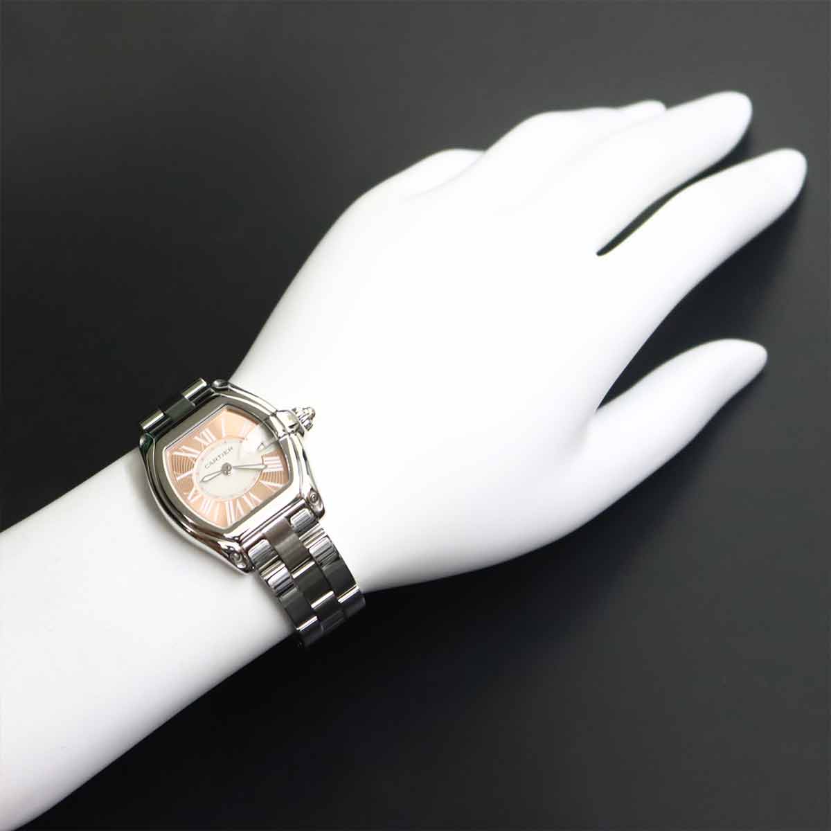 Roadster W62054V3 Date Quartz Pink Dial Ladies Watch