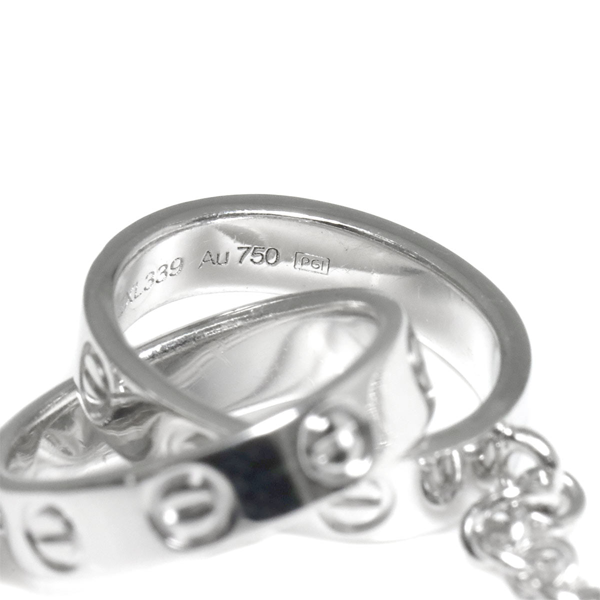 Baby Love Necklace 18K White Gold 750