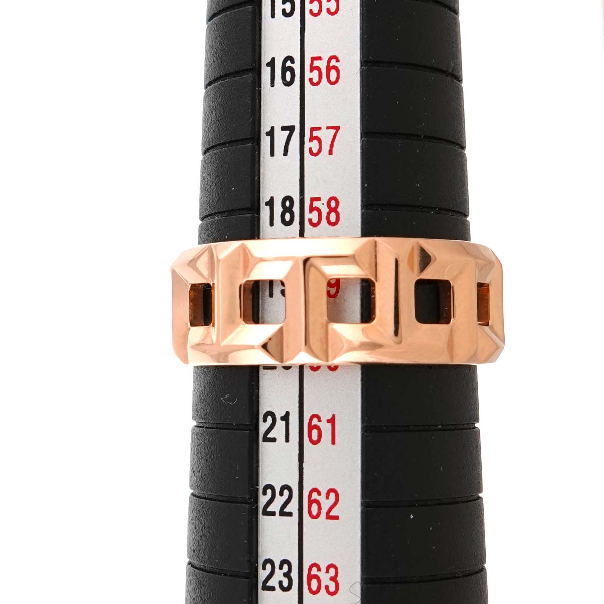 T True Wide Ring 18K PG 750 size8.75
