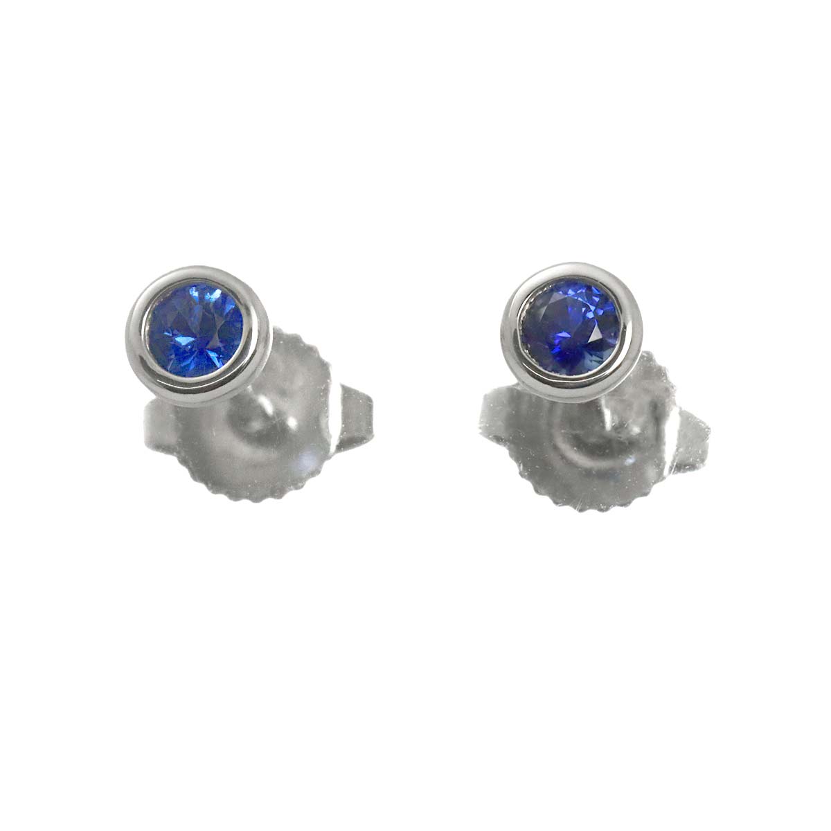 By The Yard Sapphire Earrings Pierced Pt