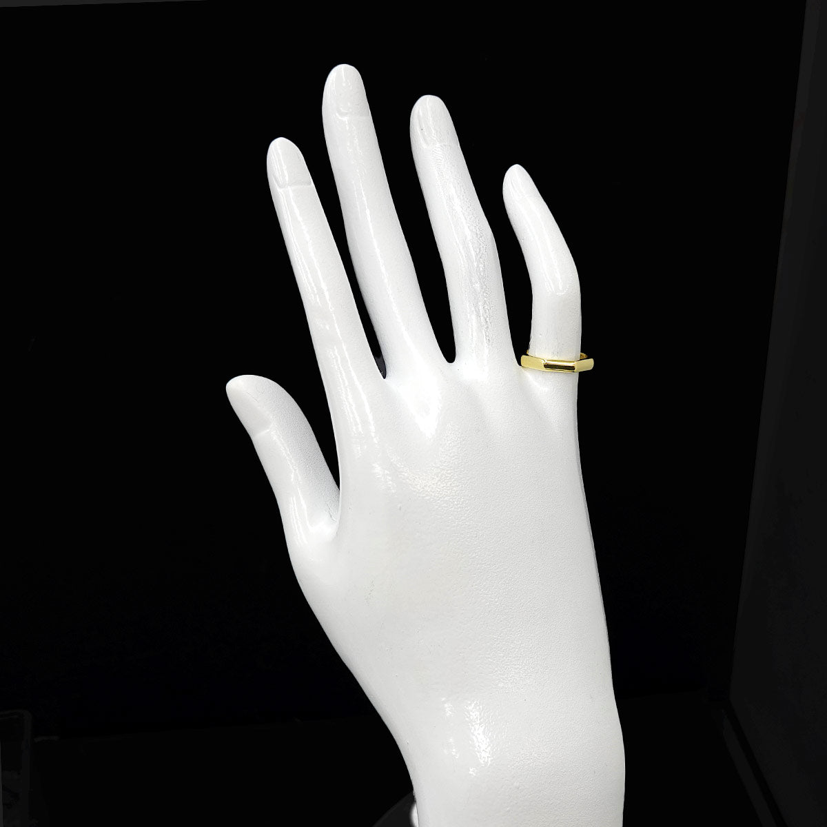 Octagonal Ring 18K YG 750 Size3.75-4(US)