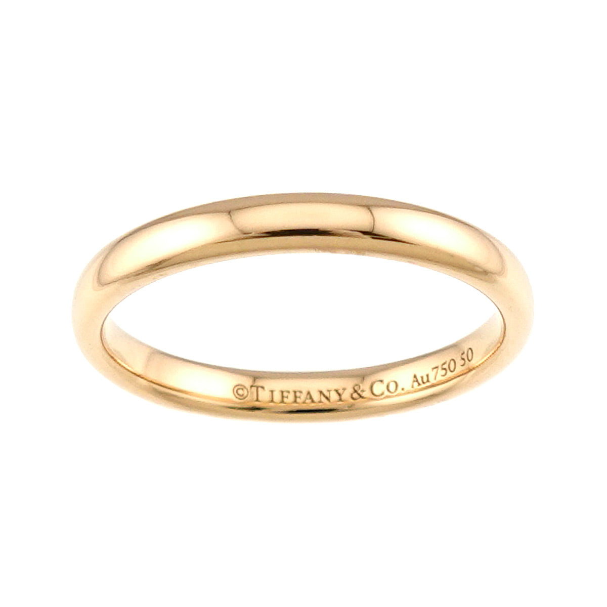 Forever Ring 18K Pink Gold 750 size5.25(US)