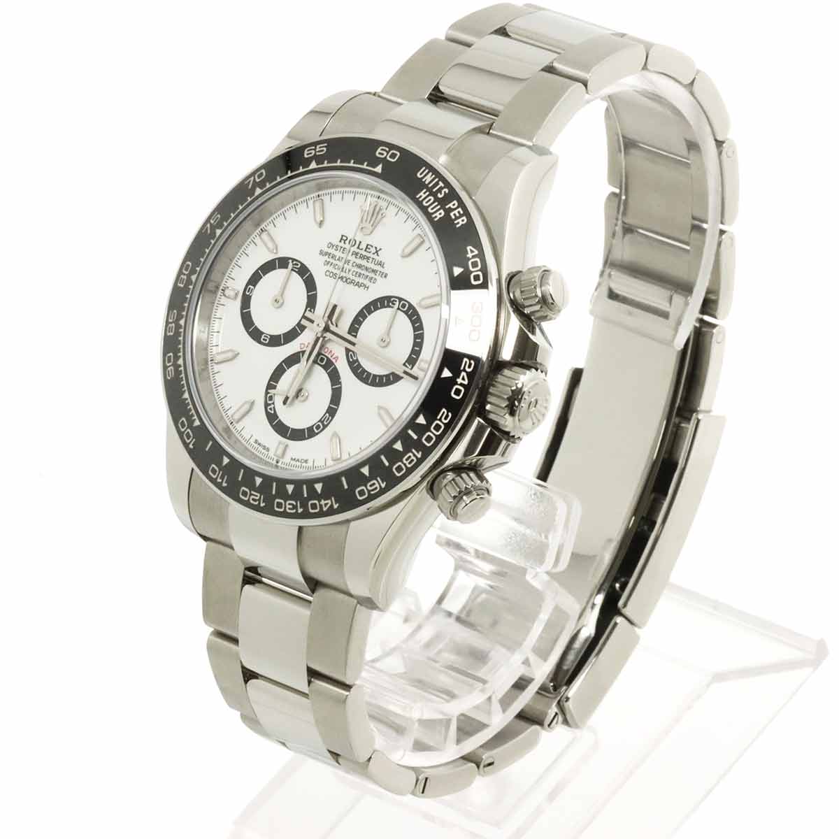 Daytona 126500LN Serial Random Chronograph White Dial Mens