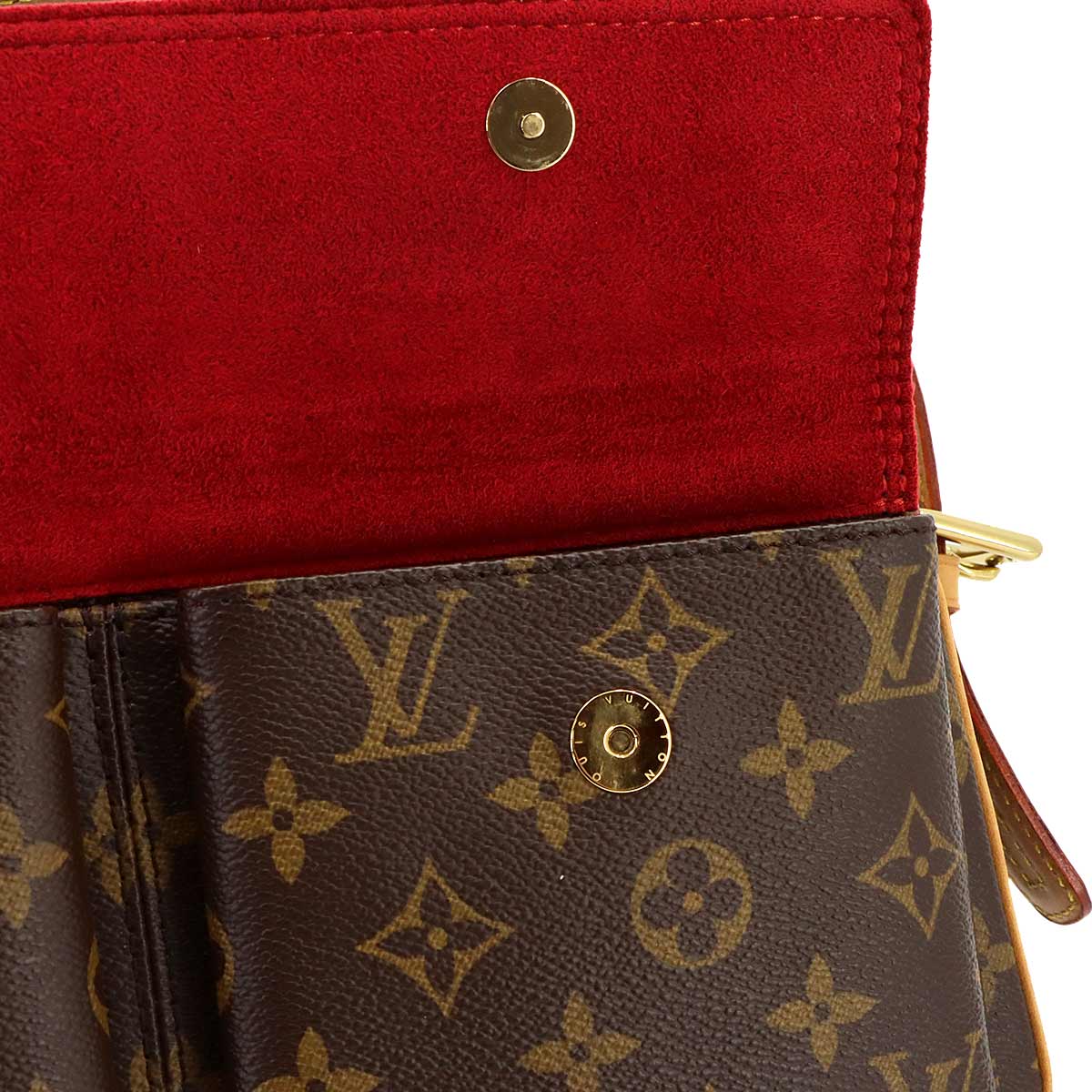 Monogram Viva Cite MM Shoulder Bag Brown M51164 Purse