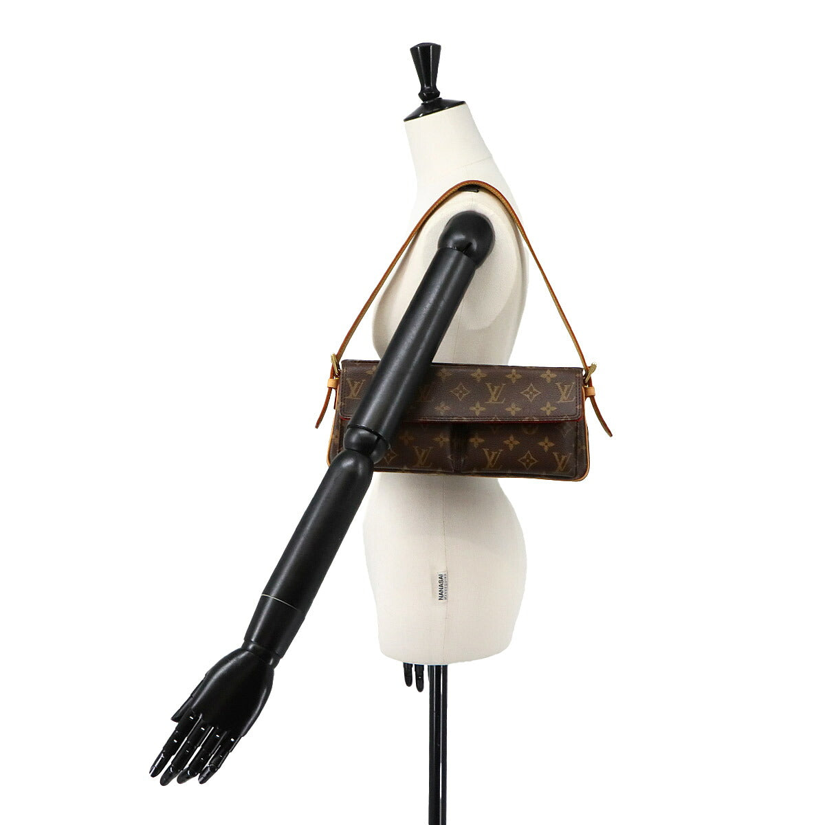 Monogram Viva Cite MM Shoulder Bag Brown M51164 Purse
