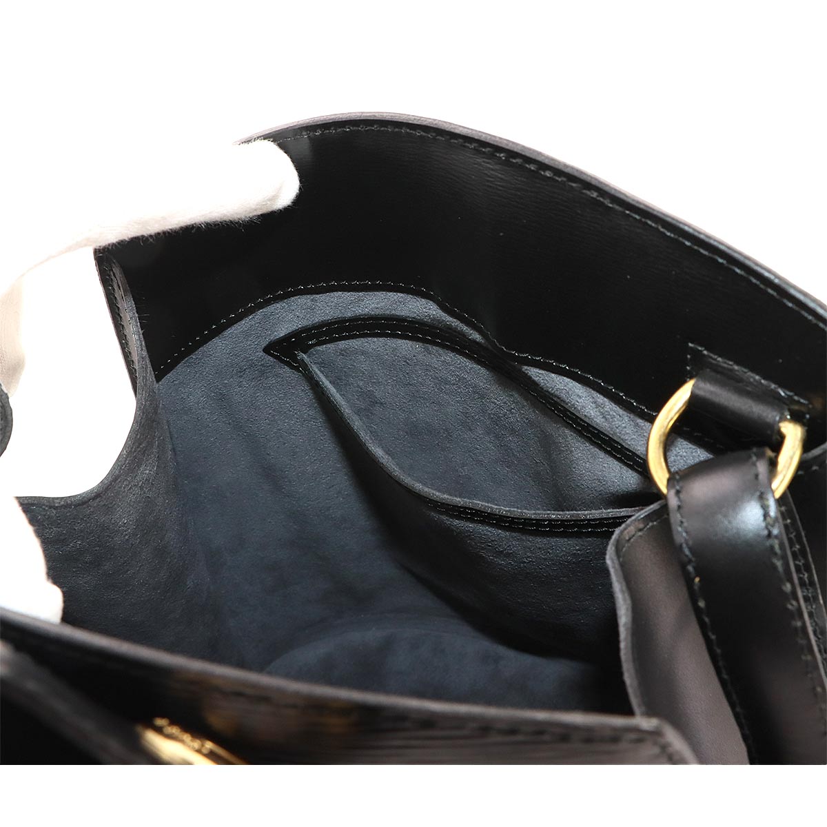 Epi Cluny Shoulder Bag Leather Noir M52252 Purse