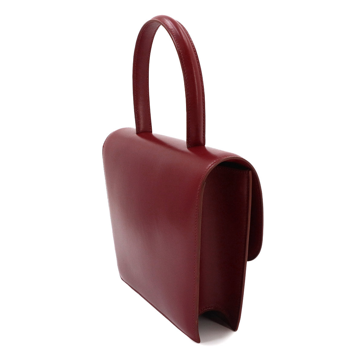 Frigate Hand Bag Boxcalf Rouge H Purse