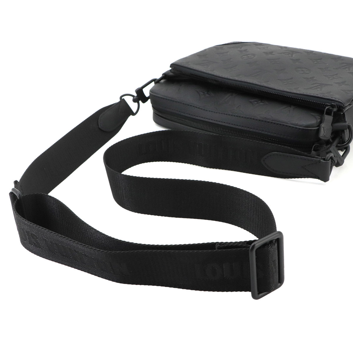 Monogram Shadow Trio Messenger Shoulder Bag Noir M46602