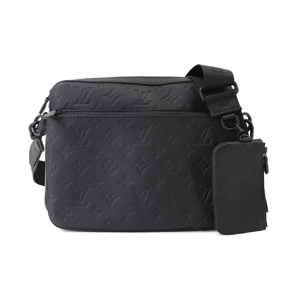 Monogram Shadow Trio Messenger Shoulder Bag Noir M46602