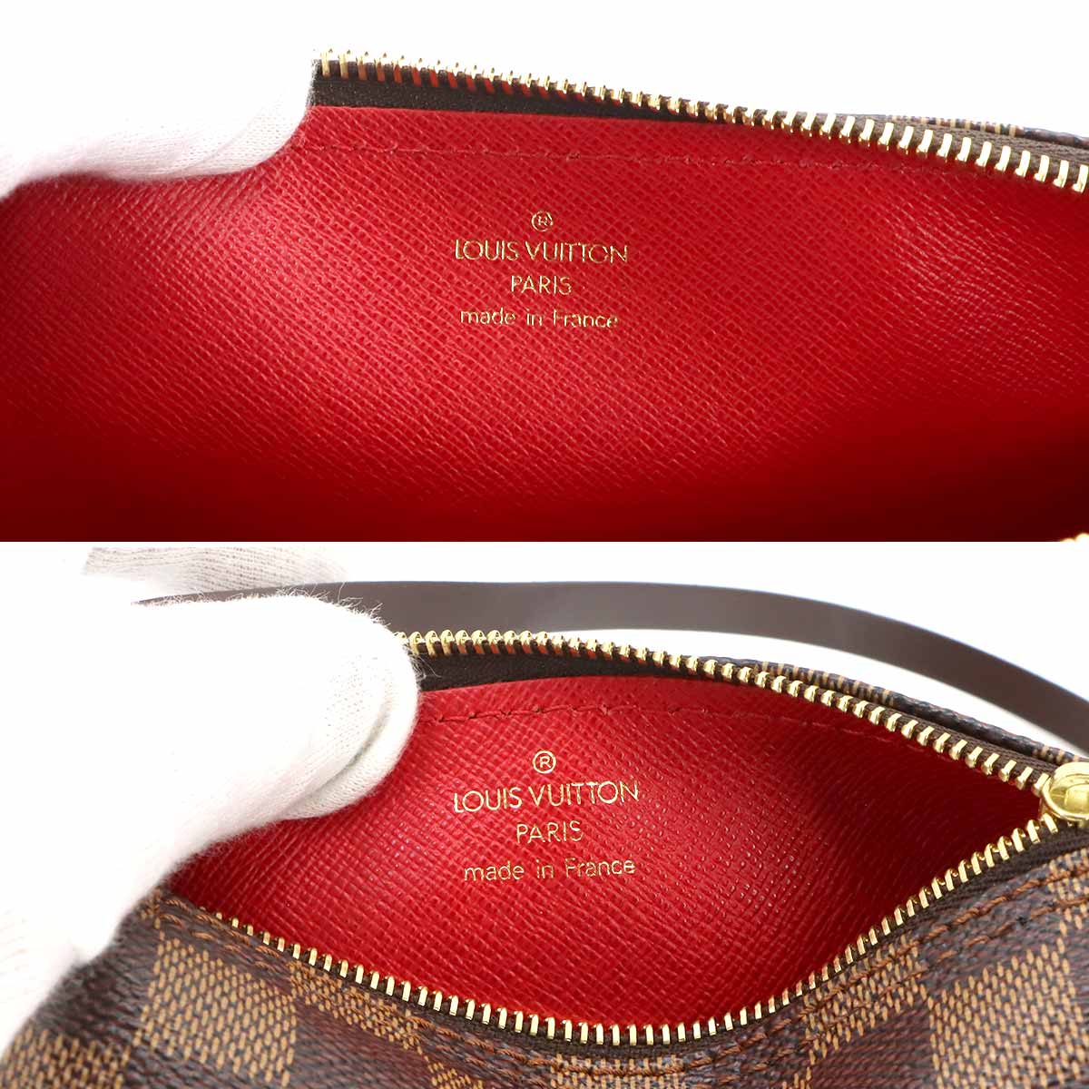 Damier Papillon 30 Hand Bag Ebene N51303 Pouch Purse