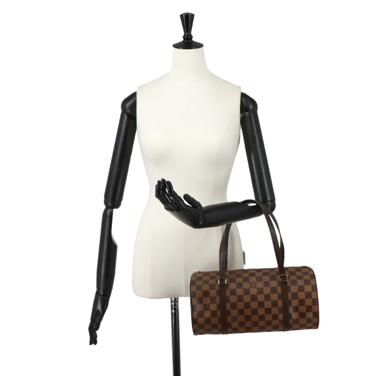 Damier Papillon 30 Hand Bag Ebene N51303 Pouch Purse